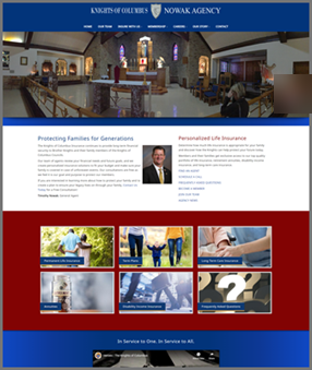 Knights Website Design